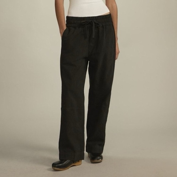 Everlane Stretchy Drawstring Pants Women’s Large NWOT Organic Cotton - Picture 1 of 6